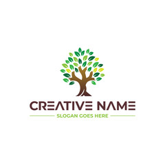 Professional Tree And Brances Logo Design Concept