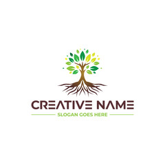 Obraz premium Professional Tree And Brances Logo Design Concept