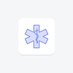 Medical duotone line icon , vector, pixel perfect, illustrator file