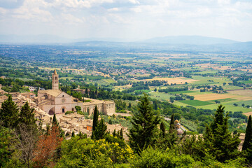 Obraz premium Panorama Assisi