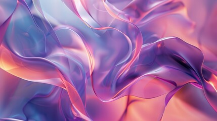 Fototapeta premium Abstract background forming wavy pattern with colorful lighting