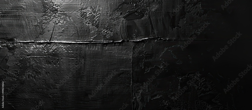 Aufkleber Black textured abstract background with copy space image