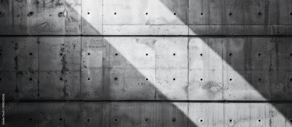 Poster Concrete texture surrounding a central copy space image