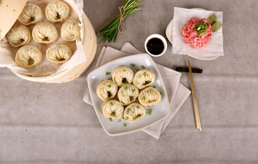 Korean Dumpling, Gyoza, Mandu, Dimsum