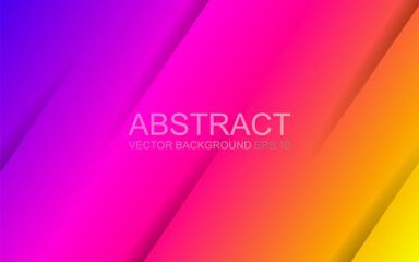 Fototapeta premium Minimal geometric background with gradient colors. Dynamic shape composition.