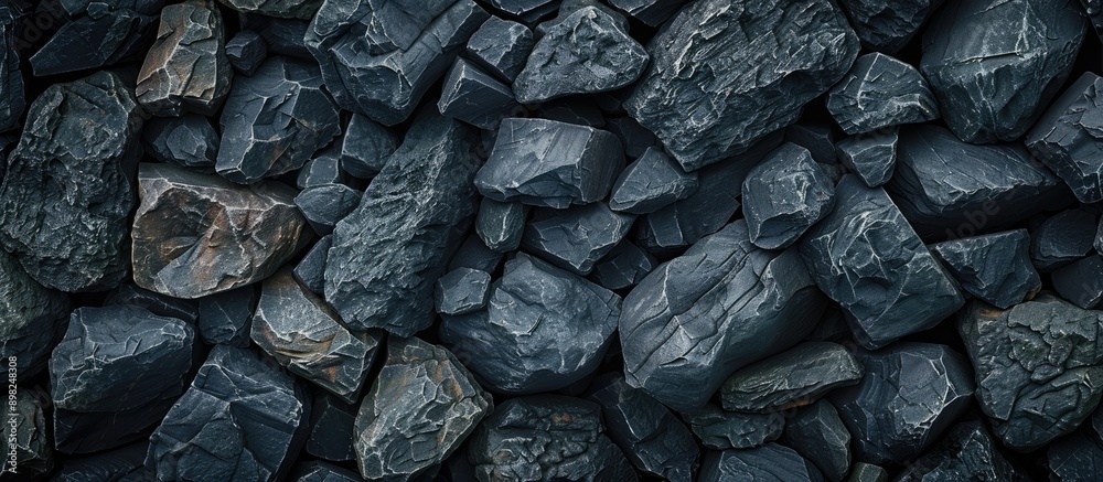 Fototapete background featuring texture of dark rocks with copy space image