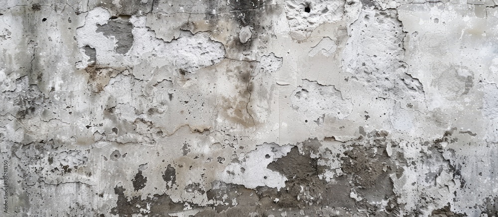 Poster a close up of a grungy grey cement surface resembling old dirty white and gray rough concrete stone 