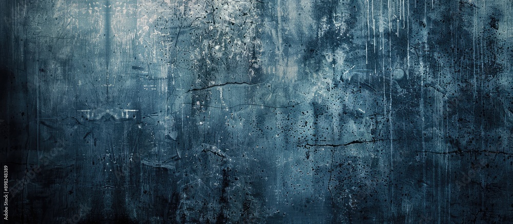 Poster a dark grungy grey wall with a textured surface perfect for a copy space image