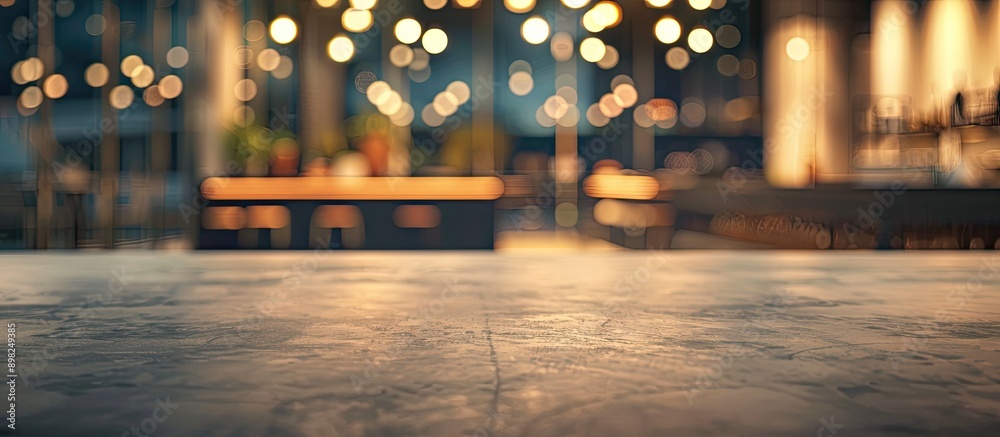 Aufkleber blurry background of a diverse interior with copy space image