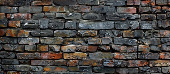 Obraz premium Brick walls stacked in the background create a visually appealing copy space image