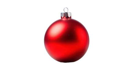 A Christmas tree isolated on transparent and white background