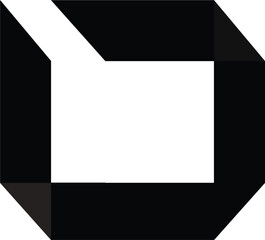Premium letter D logo design vector illustration

