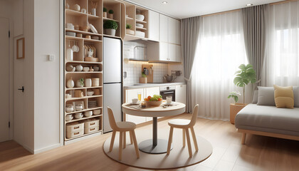 The Space-Savvy Mini Kitchen