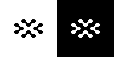 Simple Letter X Biotech Logo Template