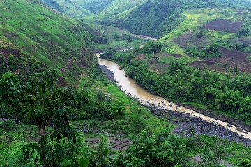 river in the valley