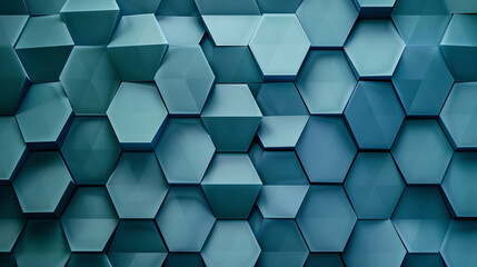 Digital Futuristic hexagonal elements. Medical, technology or science design.