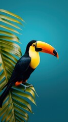 Fototapeta premium A toucans animal bird beak.