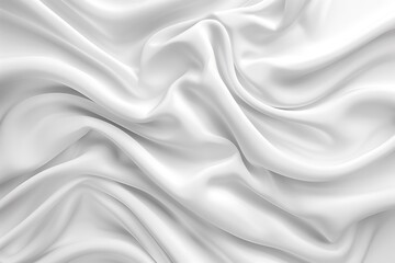 Obraz premium Smooth White Texture Pattern Background Featuring Seamless Flowing Curves and Delicate Textures