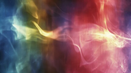 Obraz premium Abstract Colorful Smoke Background with Gradient and Light Effects