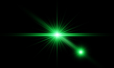 Beautiful Lens flare glow light effect on black background for add overlay or screen filter over photos. Optical Flare effect illustration.
