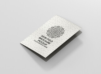 A5 Bi Fold Brochure Mockup 