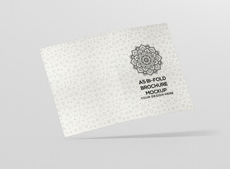 A5 Bi Fold Brochure Mockup 5