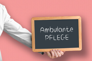 Ambulante Pflege, Kreidetafel