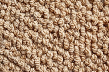 Carpet Texture. Soft Wool Fiber Fabric in Light Brown Hazel Background