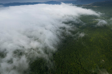 Fog in the Urbasa Mountains, Navarra, Spain