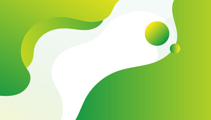 Abstract green and yellow liquid background.   geometric shapes background for flyer, poster, brochure, cover
