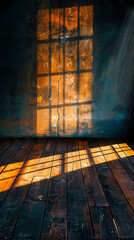 A warm and sunny interior environment