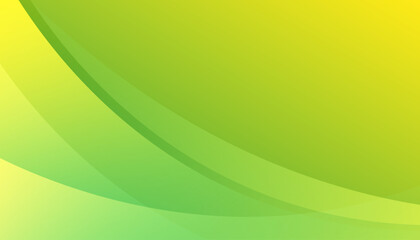 Abstract green and yellow wave background.  vector design concept. Decorative web layout or poster, banner
