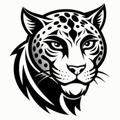 Leopard icon vector