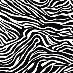 Zebra stripe pattern with black and white contrast