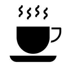 Coffee Vector Glyph Icon Design