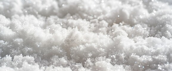 Snow background with glitter
