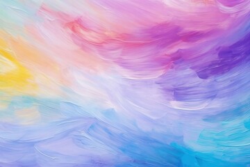Rainbow backgrounds abstract painting.