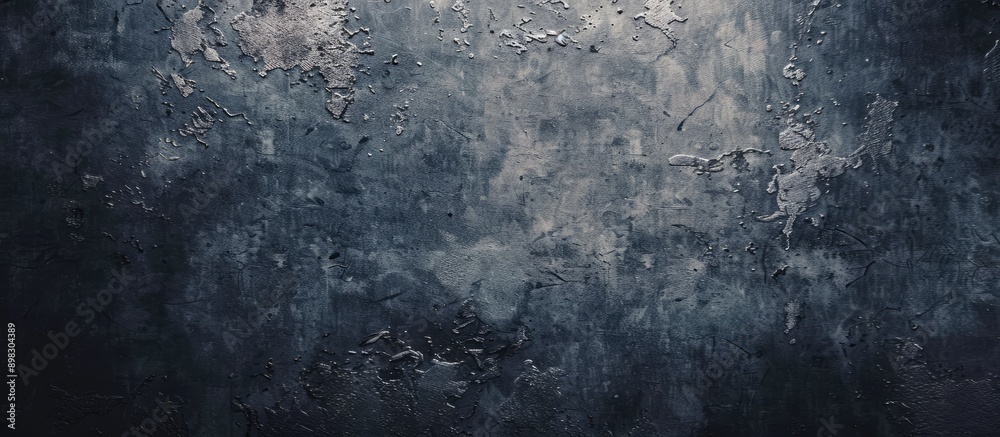 Poster a dark grungy grey wall with a textured surface perfect for a copy space image