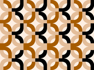 Seamless abstract geometric pattern. Vector Illustration