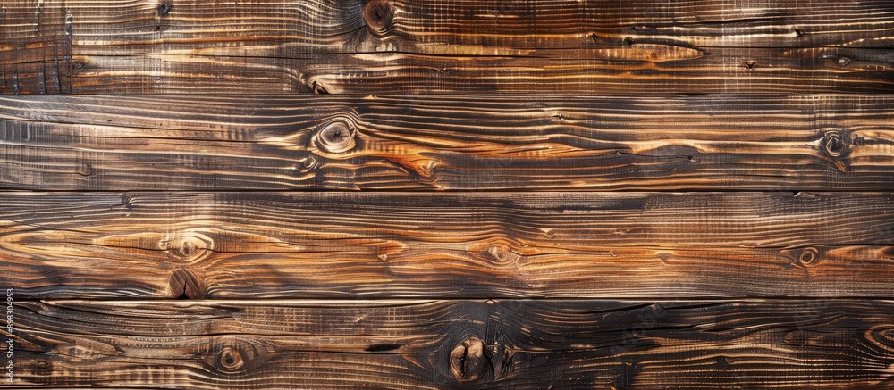 Aufkleber top view of an aged wooden surface providing a vintage pine table top pattern for a textured wood pa