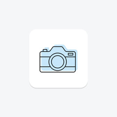 Digital imaging color shadow thinline icon , vector, pixel perfect, illustrator file