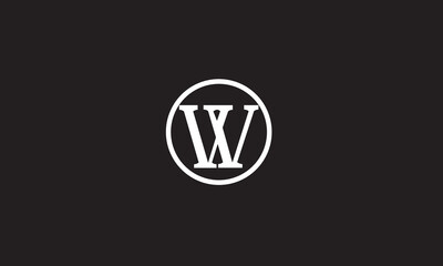 W, WW, Abstract Letters Logo Monogram