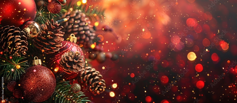 Poster background for christmas holidays with available copy space image