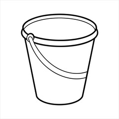 bucket vector illustration