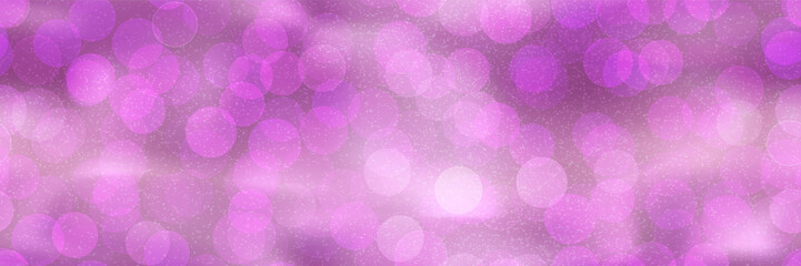 Neon dreamy pink purple gradient mesh seamless bg with overlay bokeh effect and noise pattern. Mauve sweet wallpaper. Abstract vector background