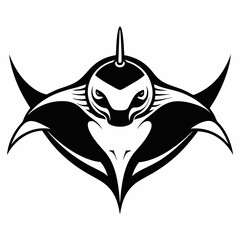 manta ray icon vector