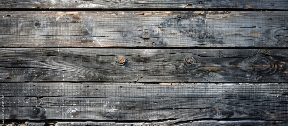 Aufkleber aged wooden texture background with grey tones and copy space image