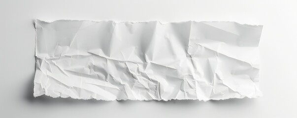 Obraz premium Empty paper, clean, isolated on white background Generative Ai