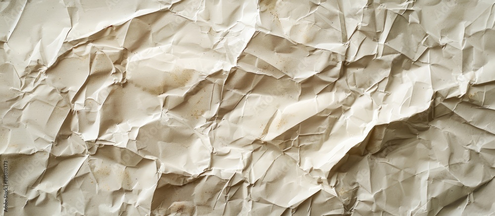Aufkleber Texture of crushed paper with copy space image