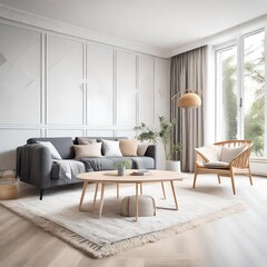 Fototapeta premium living room interior